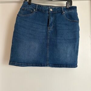 Blue Denim Skirt